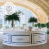 Dahlia Round White Bar