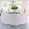 Dahlia Round White Bar